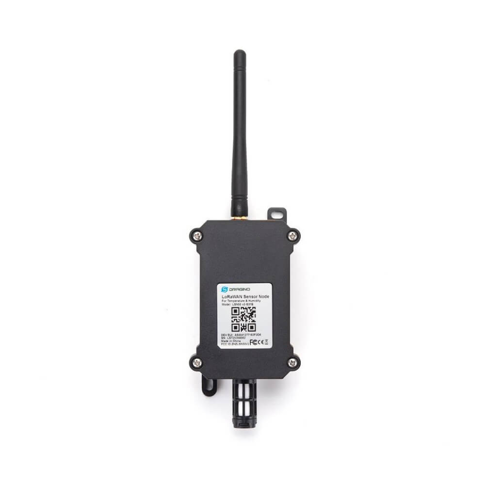 Dragino LSN50v2-S31B LoRaWAN Temperature and Humidity sensor with built-in SHT31 probe for industrial environmental monitoring.