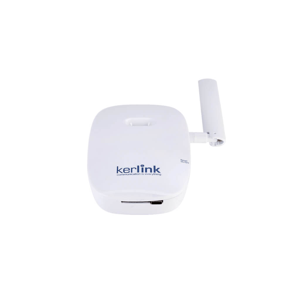 Kerlink Wirnet iFemtoCell-evolution indoor LoRaWAN gateway with 4G cellular backhaul and Ethernet connectivity.