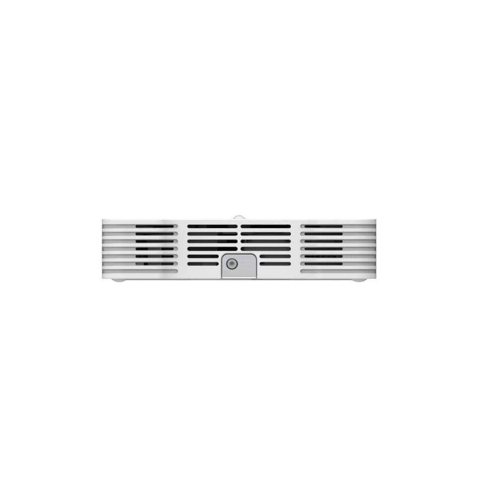 Milesight AM307 indoor ambience sensor with E-ink display monitoring CO2, TVOC, pressure, light, motion, temperature, and humidity.