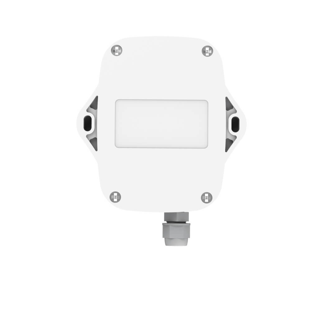 Milesight EM300-SLD LoRaWAN spot leak detection sensor with temperature and humidity monitoring and IP67 enclosure.