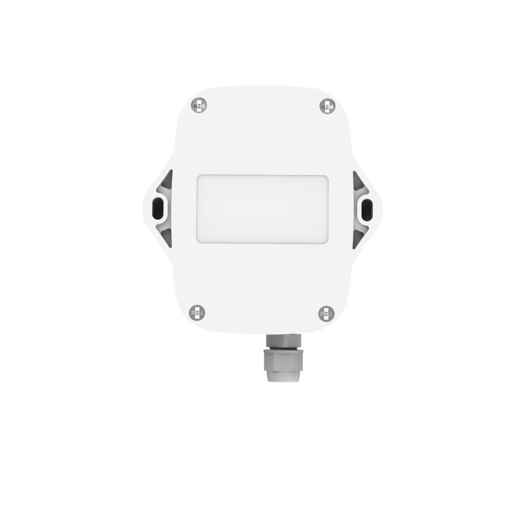 Milesight EM300-ZLD LoRaWAN zone leak detection sensor with 3-meter water sensing cable and IP67 rating.