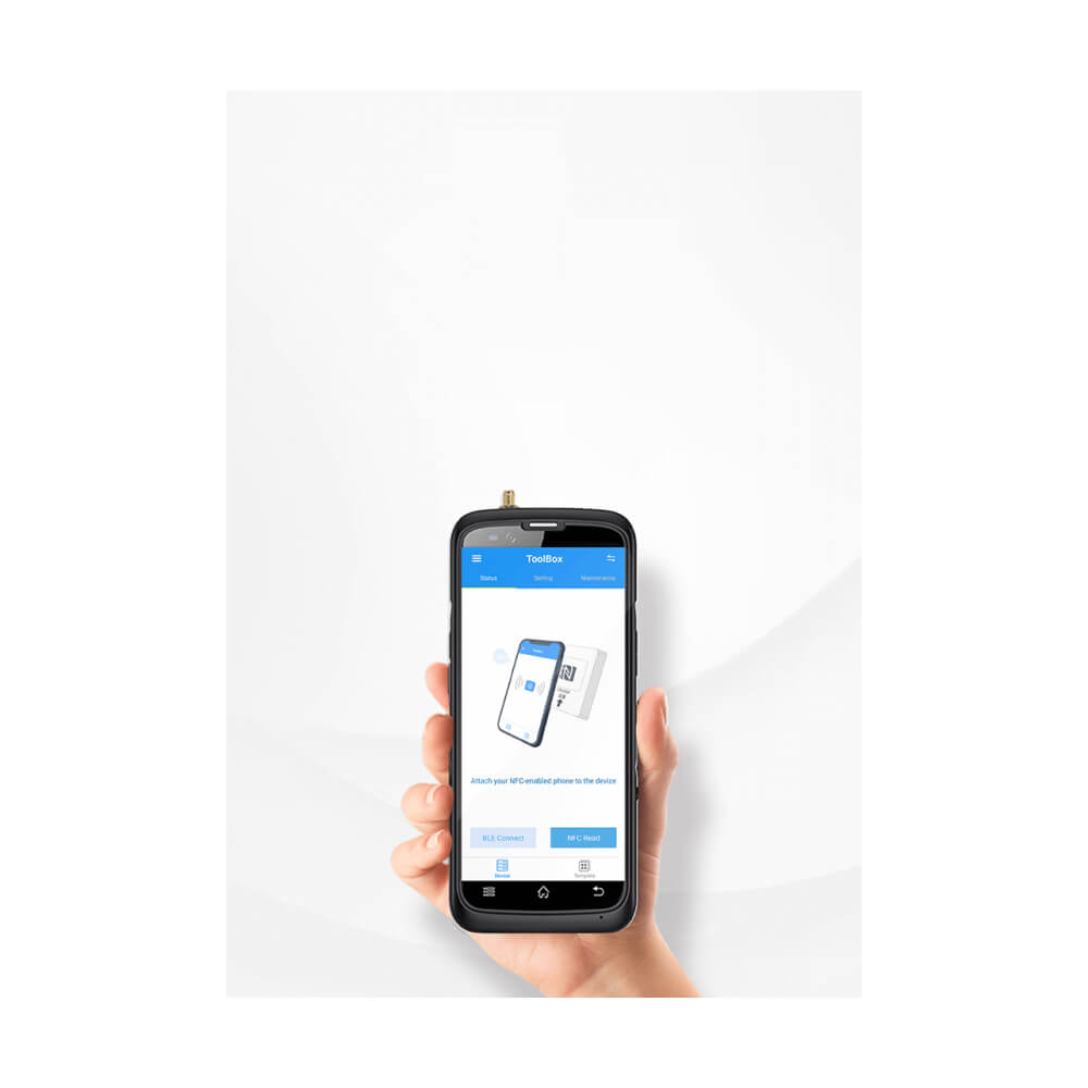 Milesight FT101 LoRaWAN Field Tester with touchscreen display for signal analysis and network coverage verification.