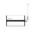 Milesight UG65 LoRaWAN gateway, front view with antenna