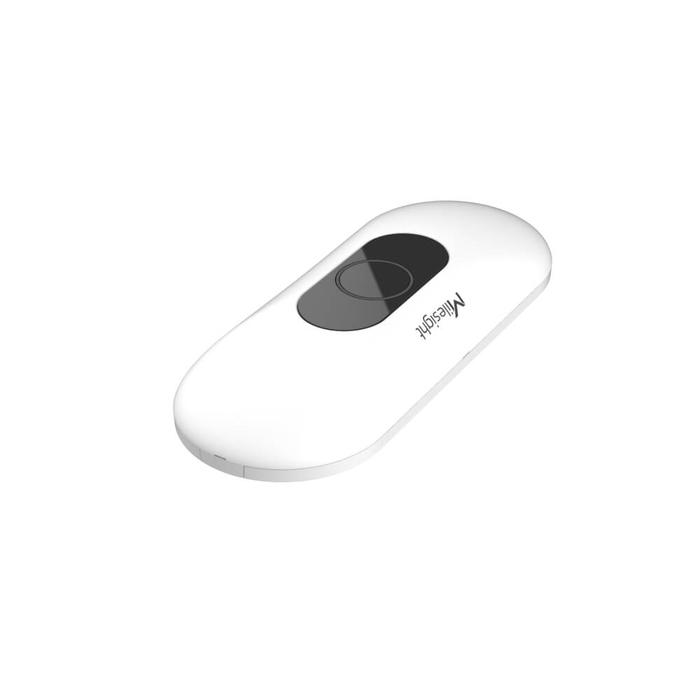 Milesight VS133-P AI ToF People Counting Sensor with PoE connectivity and 99.8% accuracy for retail and office analytics.