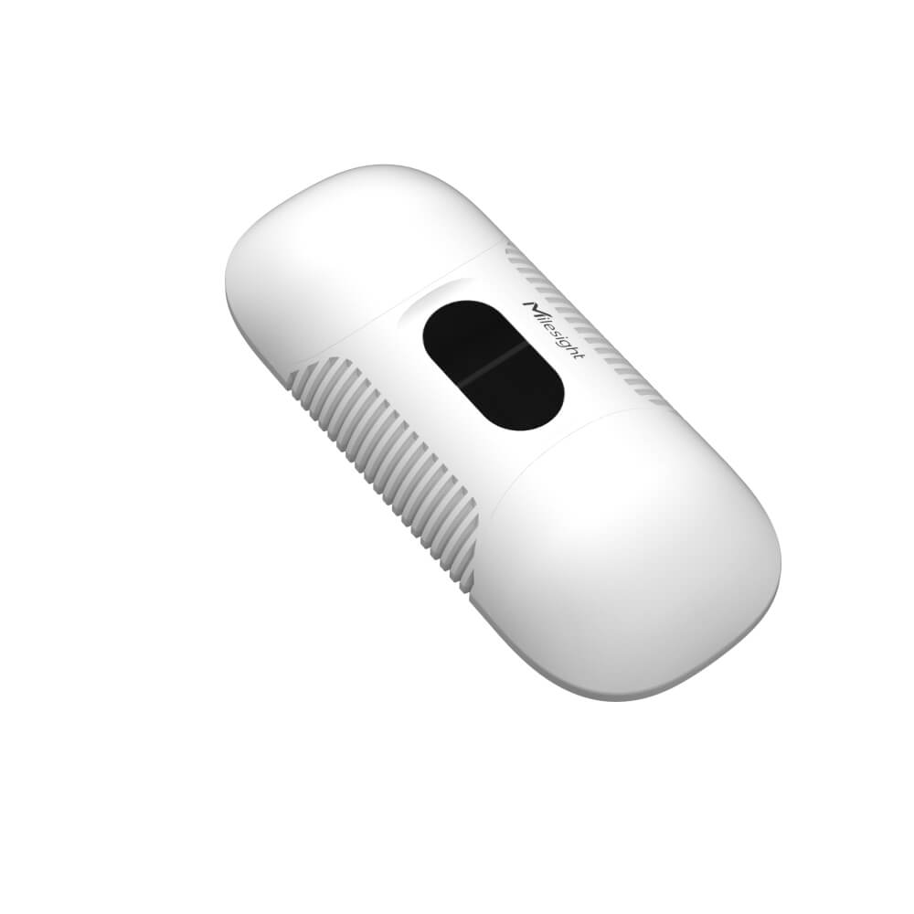 Milesight VS135 Ultra ToF People Counting Sensor with 99.8% accuracy and AI deep learning for indoor and outdoor use (White).