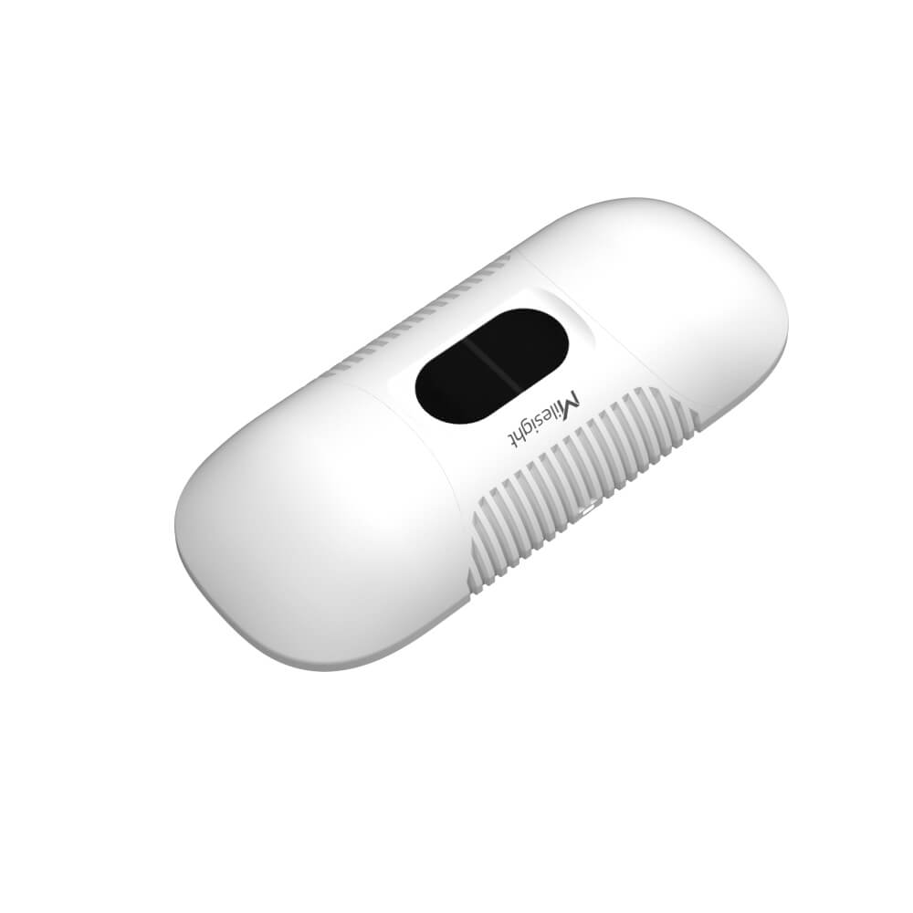 Milesight VS135 Ultra ToF People Counting Sensor with 99.8% accuracy and AI deep learning for indoor and outdoor use (White).