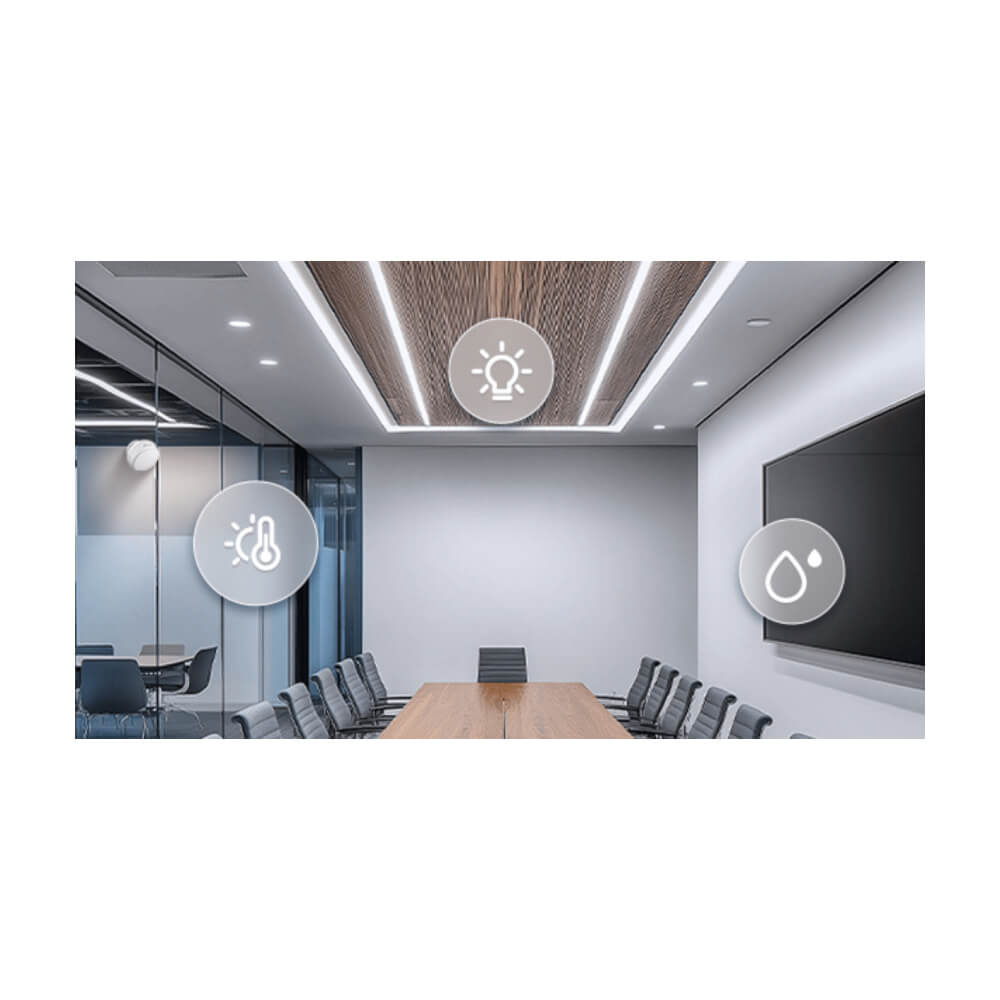 Milesight VS370 LoRaWAN Radar Human Presence Sensor with Millimeter Wave and PIR technology for private occupancy monitoring.