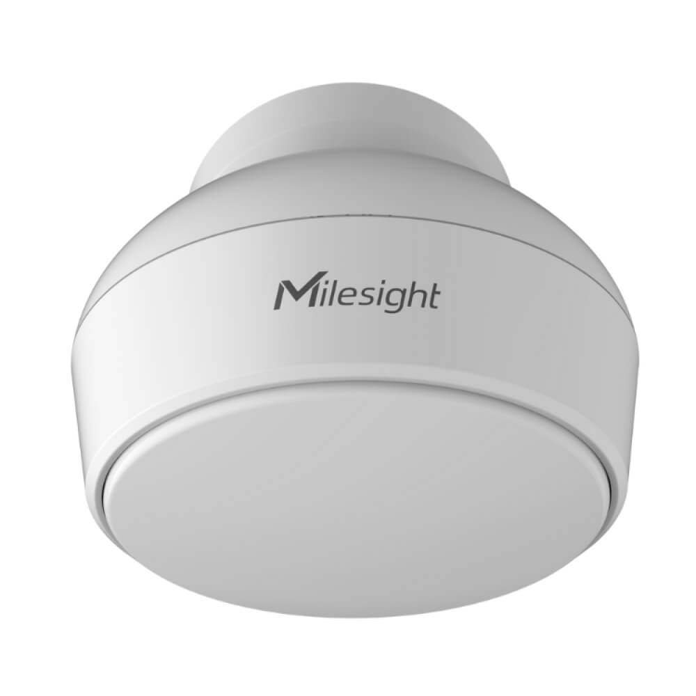 Milesight VS370 LoRaWAN Radar Human Presence Sensor with Millimeter Wave and PIR technology for private occupancy monitoring.