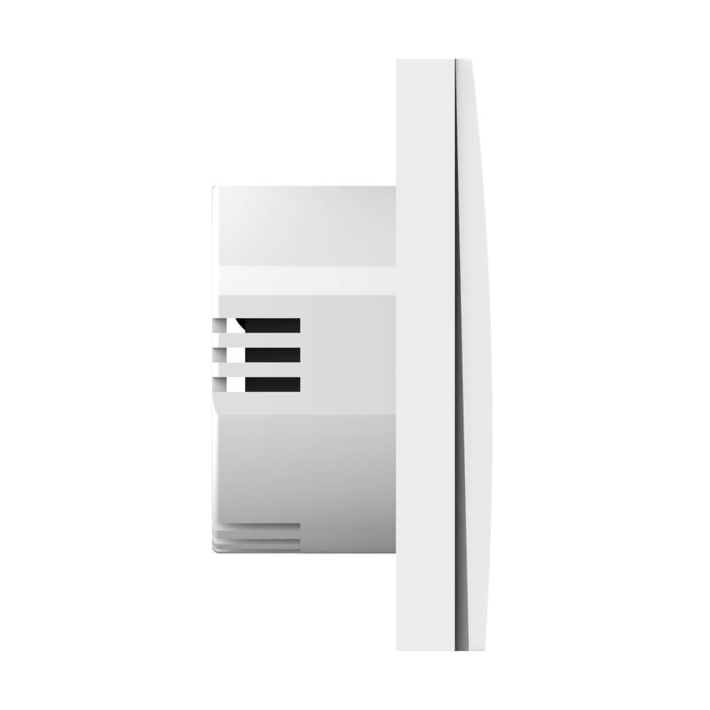 Milesight WS501 single-button LoRaWAN smart wall switch EU type with energy monitoring and Milesight D2D.
