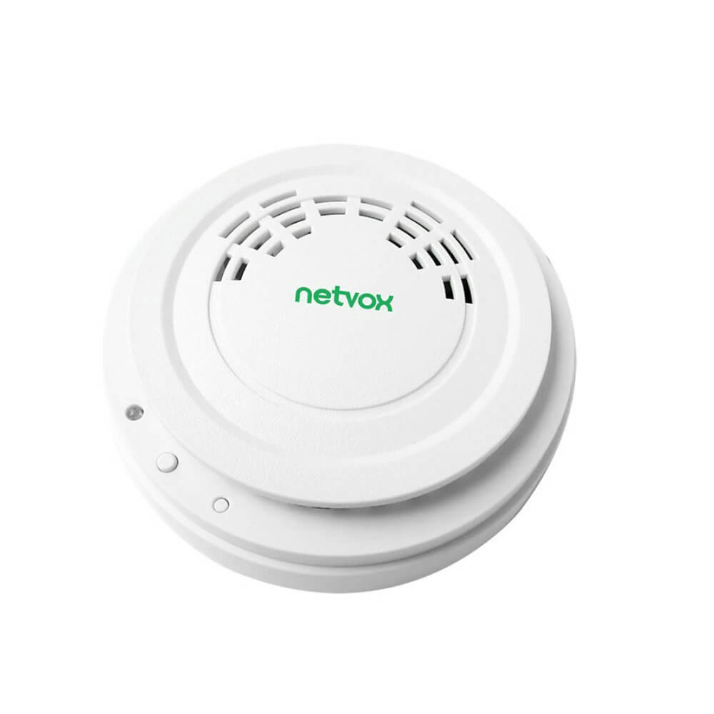 Netvox RA02C wireless LoRaWAN carbon monoxide detector for smart home and industrial safety.