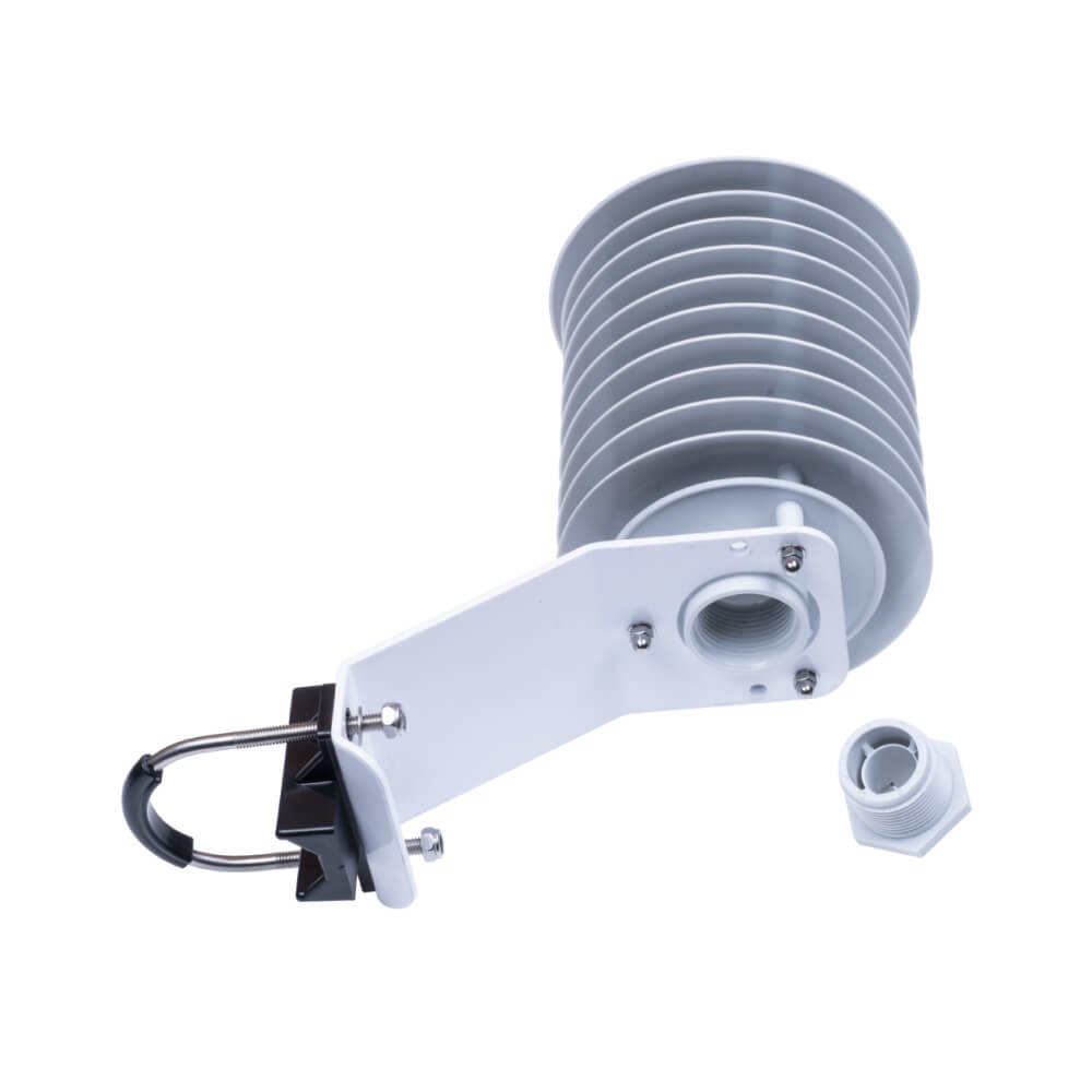 Seeed Studio A10 solar radiation shield for protecting outdoor temperature and humidity sensors from direct sunlight.