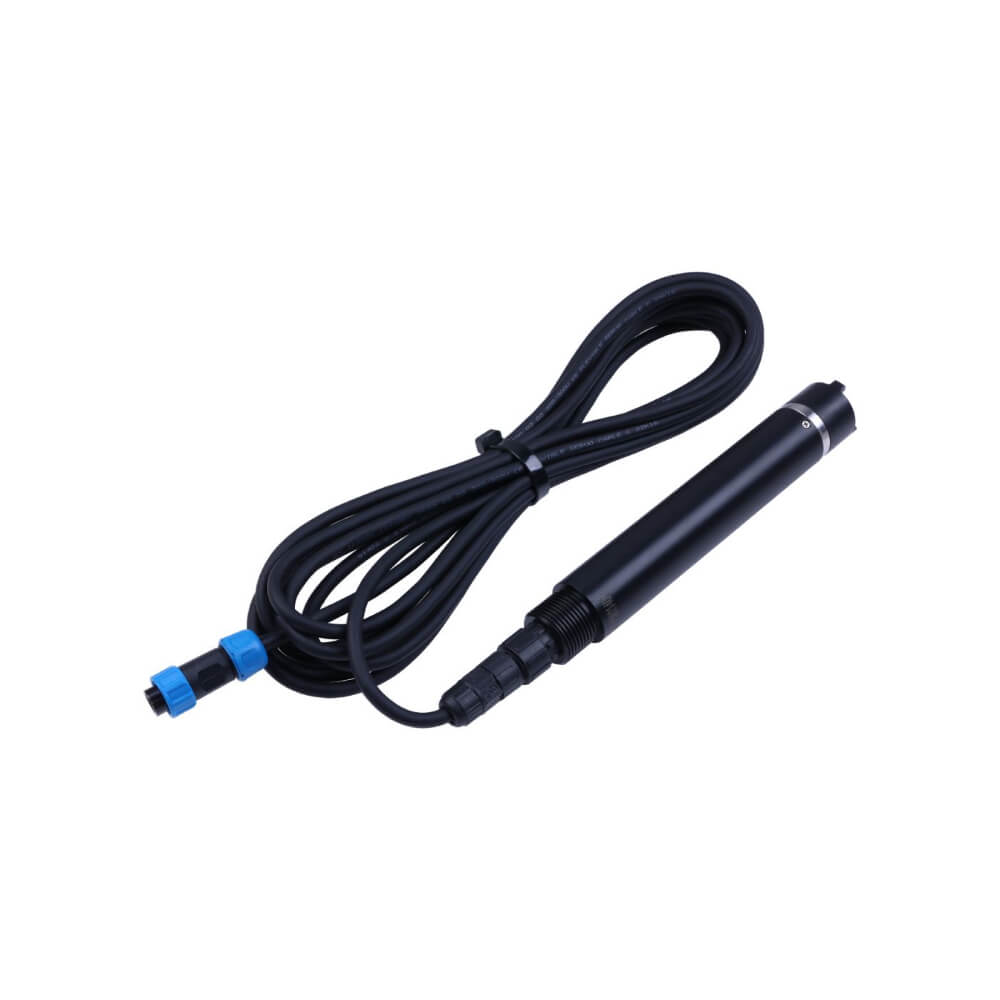 Seeed Studio industrial fluorescence dissolved oxygen (DO) sensor with RS485 Modbus RTU interface for water quality monitoring.