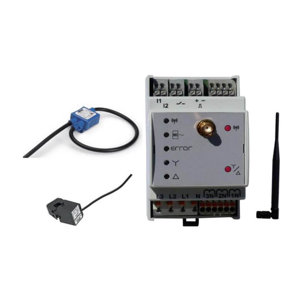 Watteco Triphas'O LoRaWAN energy meter for non-intrusive three-phase electrical monitoring in industrial and commercial buildings.