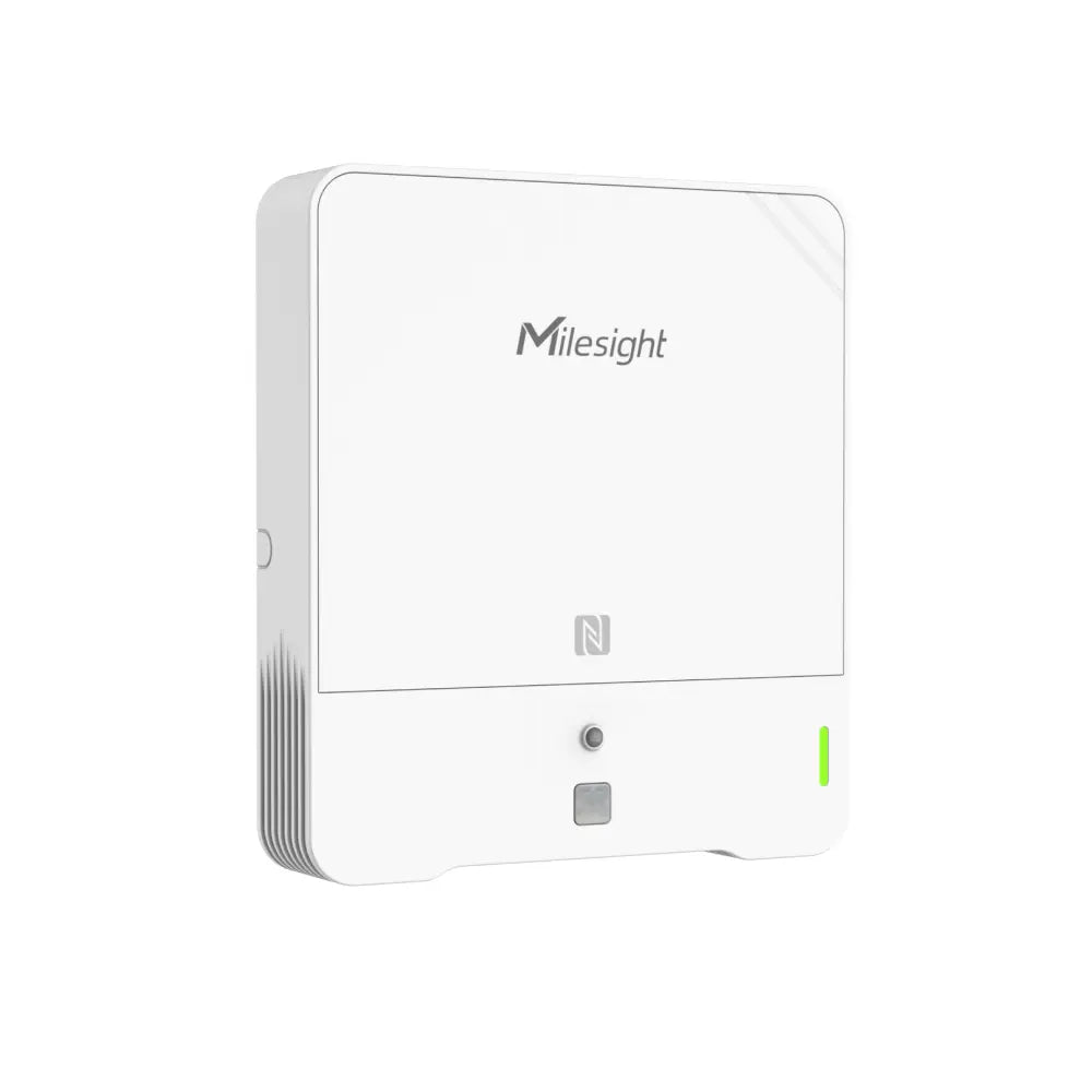 Milesight AM304L LoRaWAN 4-in-1 Indoor Air Quality Sensor Monitoring Temperature, Humidity, Ambient Light and PIR Occupancy with NFC Configuration and Up to 7-Year Battery Life.