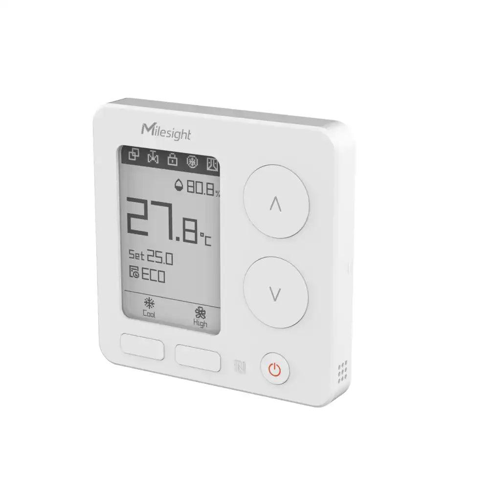 Milesight WT304 LoRaWAN fan coil thermostat with 0-10V proportional valve control