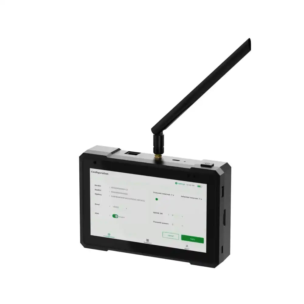 RAKwireless RAK7590 Handheld LoRaWAN Field Tester Pad with 7-inch LCD, Built-in GPS, Heatmap Visualisation and 20000mAh Battery for Network Coverage Testing.