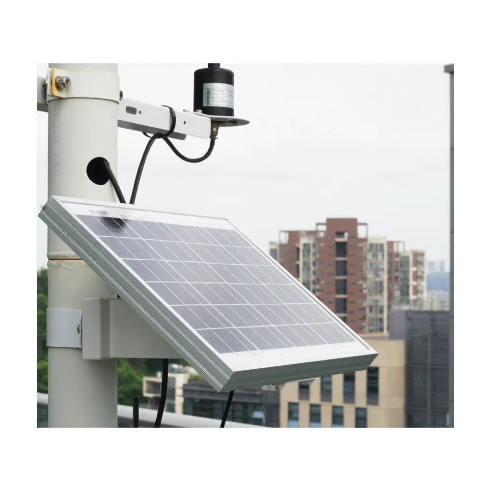 Seeed Studio PV-12W 12W Monocrystalline Solar Panel with Aluminium Mounting Bracket, 6-Pin Waterproof Connector and 1.5m Cable for Off-Grid Outdoor IoT Power Supply.