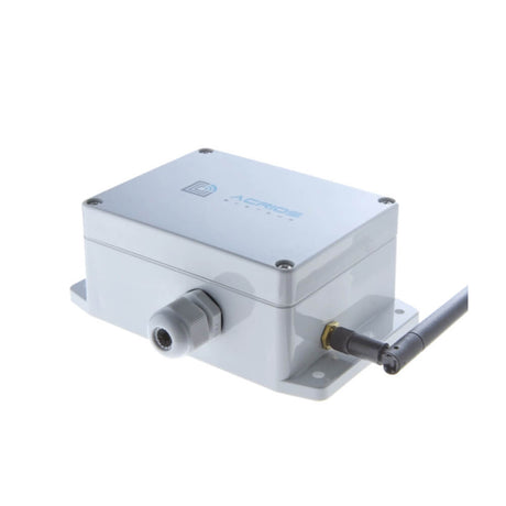 Acrios Wired M-Bus to LoRaWAN converter for remote reading of electricity, water, and heat meters.