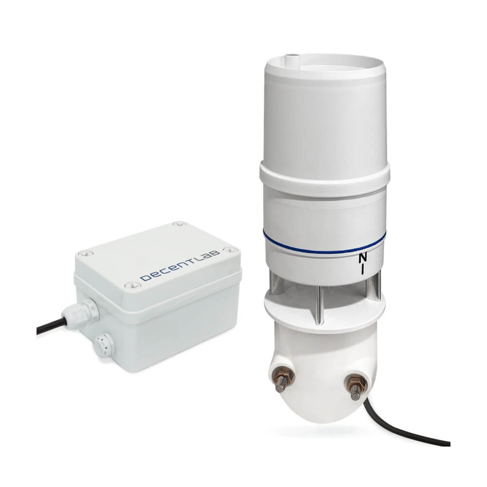Decentlab DL-ATM41G2 all-in-one LoRaWAN weather station measuring eleven environmental parameters.