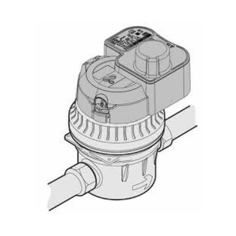 Diehl Metering HRL-c-G3 LoRaWAN radio module for remote reading of modular water meters.