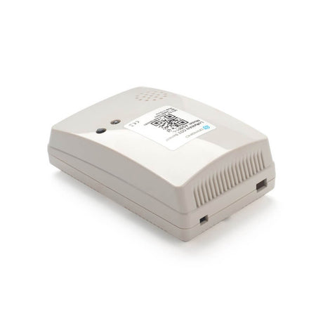 Dragino AQS01-L Indoor LoRaWAN Air Quality Sensor measuring CO2, temperature, humidity, and air pressure.