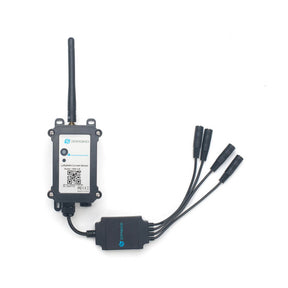 Dragino CS01 LoRaWAN 4-channel current sensor converter for machine monitoring and power consumption analysis.