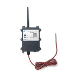 Dragino D20 NB-IoT cellular temperature sensor with stainless steel probe and IP66 enclosure.