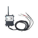 Dragino D23-LB2 LoRaWAN temperature sensor featuring three independent waterproof probes for multi-point industrial monitoring.