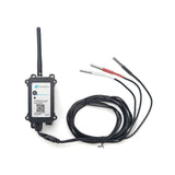 Dragino D23-LB LoRaWAN temperature sensor featuring three independent waterproof probes for multi-point industrial monitoring.