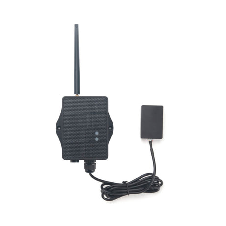 Dragino DDS04 4-channel NB-IoT ultrasonic distance sensor with industrial IP66 enclosure.