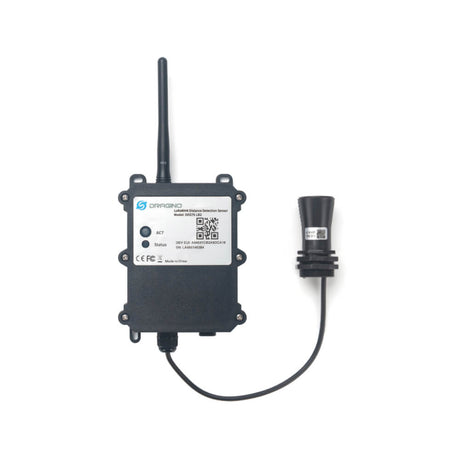 Dragino DDS75-LB2 LoRaWAN ultrasonic distance detection sensor for liquid level and bottom water monitoring.