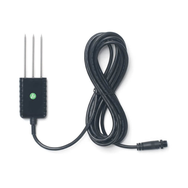 Dragino DR-SE-6P industrial soil moisture, electrical conductivity, and temperature sensor probe with 6-pin connector.