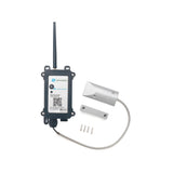 Dragino DS03A NB-IoT cellular door sensor with magnetic contact and weatherproof enclosure.