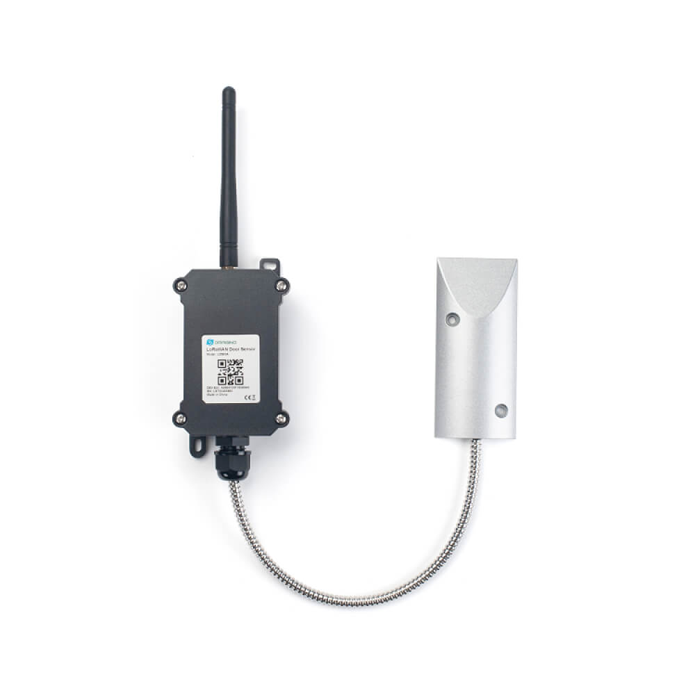 Dragino LDS03A outdoor LoRaWAN door sensor for monitoring open and close status in warehouses and smart buildings