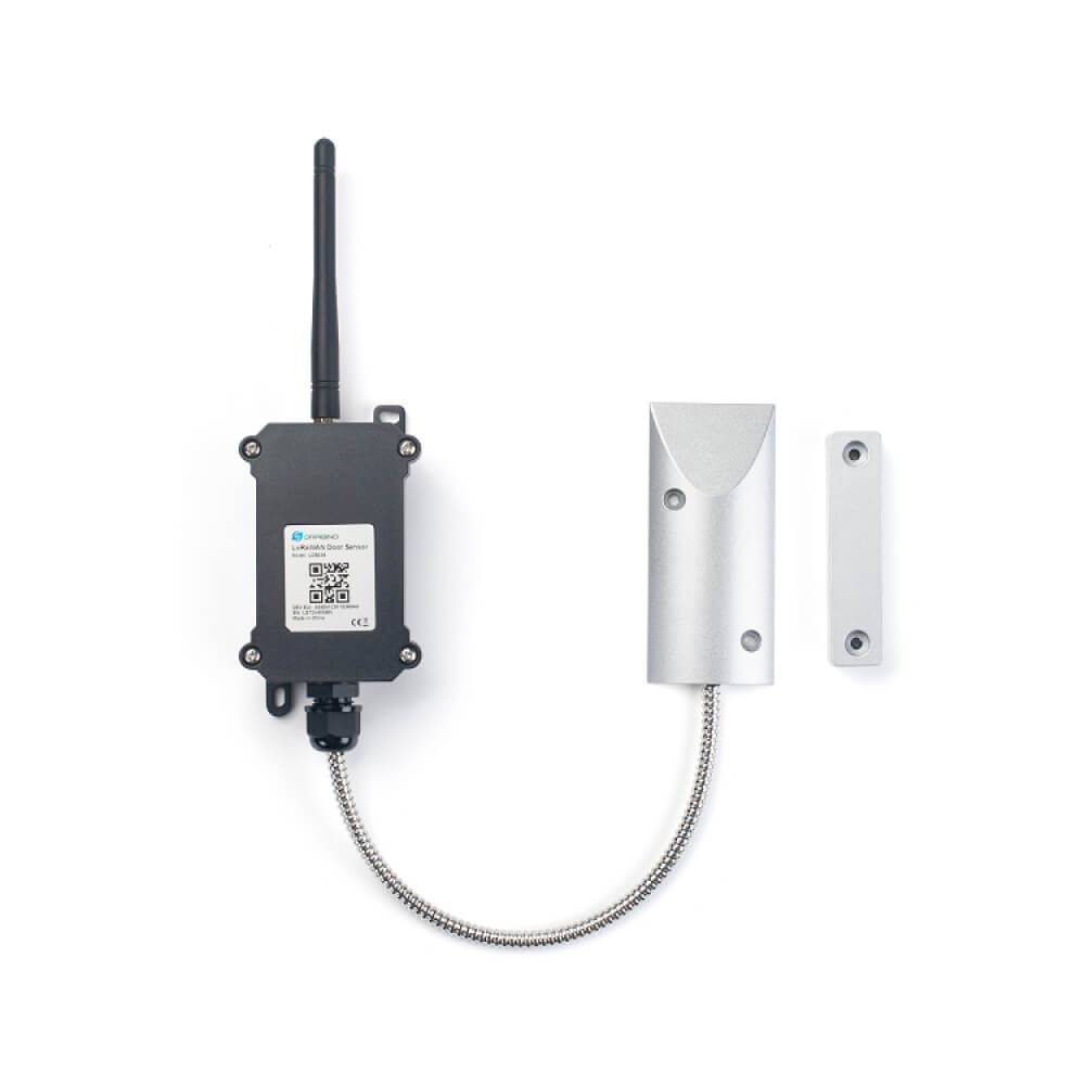 Dragino LDS03A outdoor LoRaWAN door sensor for monitoring open and close status in warehouses and smart buildings