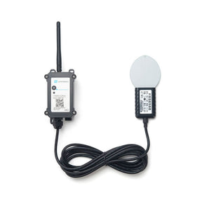 Dragino LMS01 LoRaWAN leaf moisture and temperature sensor for precision agriculture and frost monitoring.