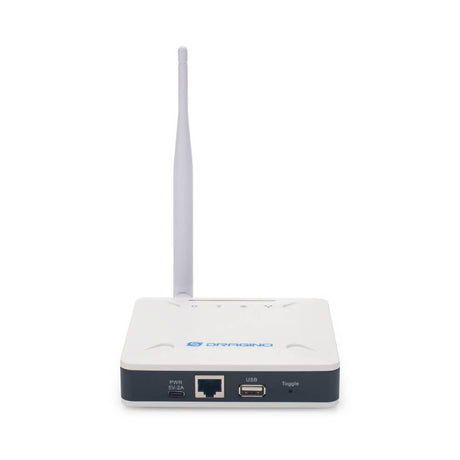 Dragino LPS8N Indoor LoRaWAN Gateway with WiFi, Ethernet, and optional 4G LTE connectivity.