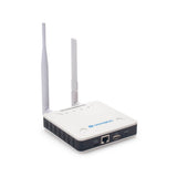 Dragino LPS8v2 indoor LoRaWAN gateway with dual antennas supporting Wi-Fi, Ethernet, and optional 4G backhaul.