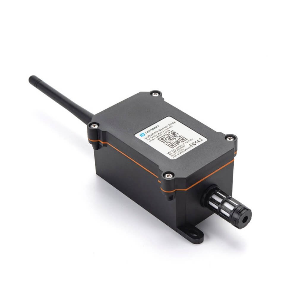 Dragino LSN50v2-S31B LoRaWAN Temperature and Humidity sensor with built-in SHT31 probe for industrial environmental monitoring.