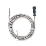 Dragino LTC2-HT industrial LoRaWAN temperature transmitter with high-temperature PT100 probe for industrial monitoring.