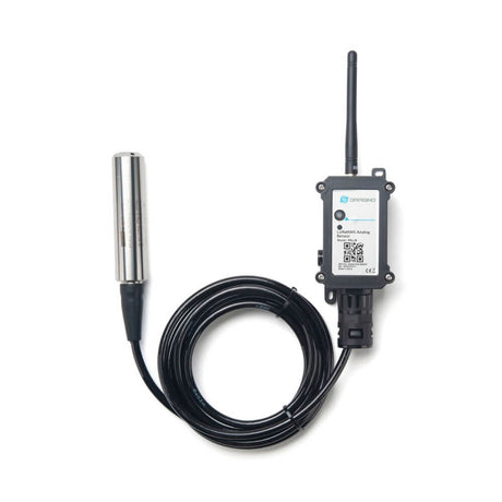 Dragino PS series immersion-type LoRaWAN liquid level sensor for water tanks, wells, and reservoir monitoring.
