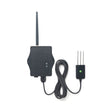 Dragino SE01 NB-IoT cellular soil sensor measuring moisture, conductivity, and temperature in an industrial enclosure.