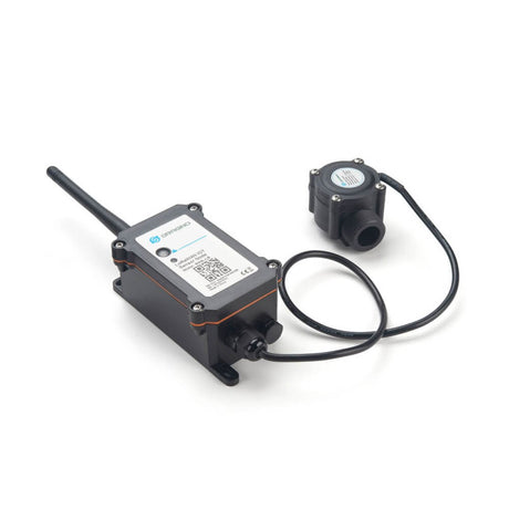 Dragino SW3L LoRaWAN water flow sensor for building water monitoring and leak detection with multiple diameter options.