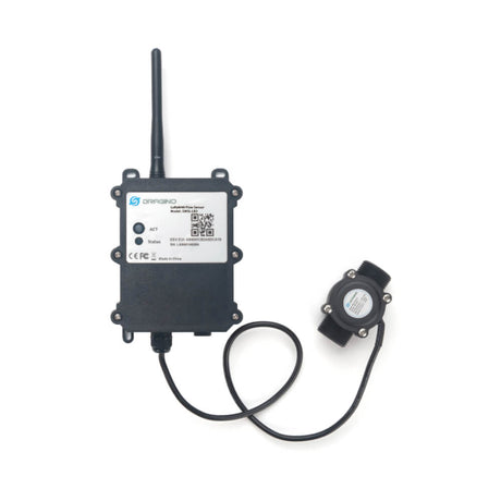 Dragino SW3L LoRaWAN water flow sensor for building water monitoring and leak detection with multiple diameter options.