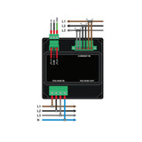 Eastron SMART X96-5 panel-mounted three-phase multifunction energy meter with MID certification and Modbus RS485.