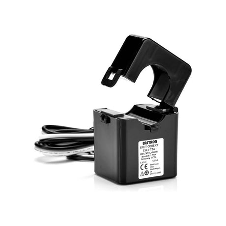 Eastron split-core current transformer with 1A or 5A secondary output for energy metering and industrial power monitoring.