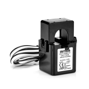 Eastron split-core current transformer with 1A or 5A secondary output for energy metering and industrial power monitoring.