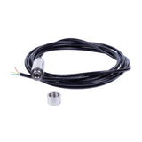 Industrial submersible liquid level sensor with stainless steel housing and multiple output options.