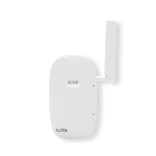 Kerlink Wirnet iFemtoCell-evolution indoor LoRaWAN gateway with 4G cellular backhaul and Ethernet connectivity.