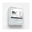 MClimate LoRaWAN Fan Coil Thermostat with 4.2-inch e-ink display for 2-pipe and 4-pipe HVAC systems.